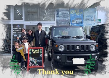 S様　新車ｼﾞﾑﾆｰご納車おめでとうございます！